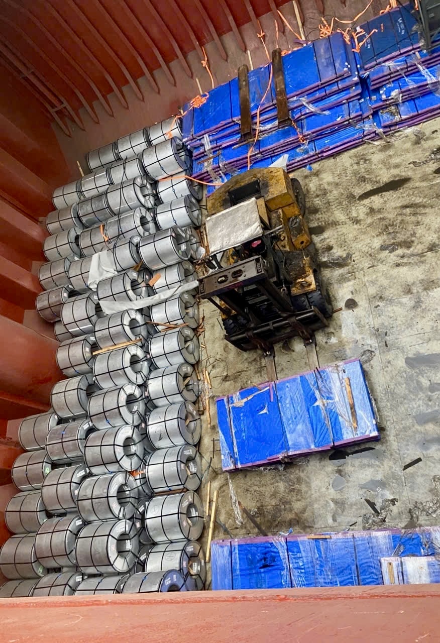 CAT INTERLOG – Successfully Imported 641 Tons of Steel Coil from Shanghai to Hai Phong